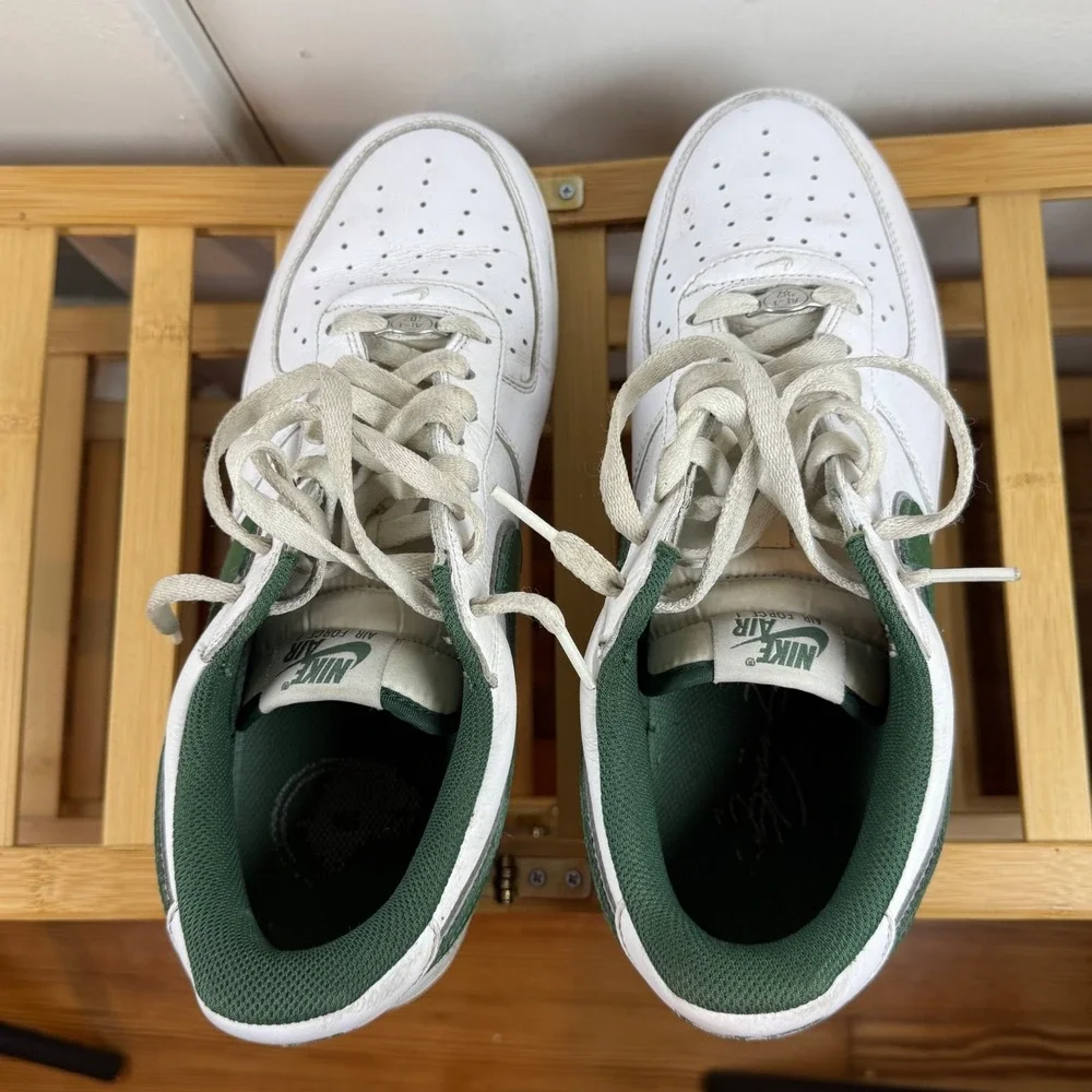 Size 11.5 - Nike LeBron James x Air Force 1 Low Four Horsemen Green and White
